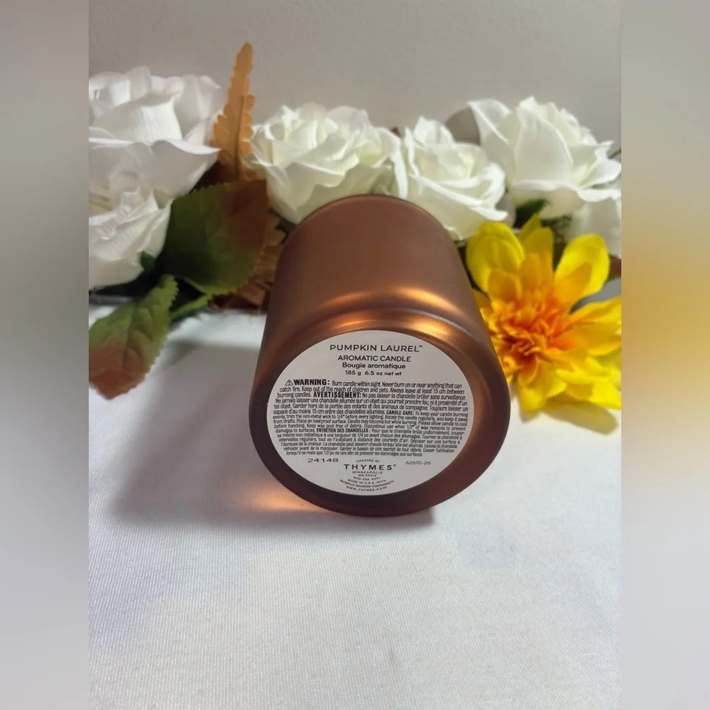 Thymes Pumpkin Laurel Aromatic Candle - 6.5 oz